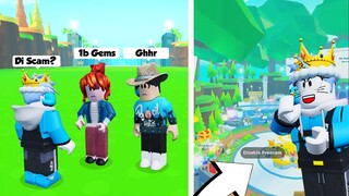 HATZI JADI PARTNER PET SIMULATOR X ?! SAMPAI BOCIL DI SCAM HUGE HELL ROCK - Roblox Pet Simulator X