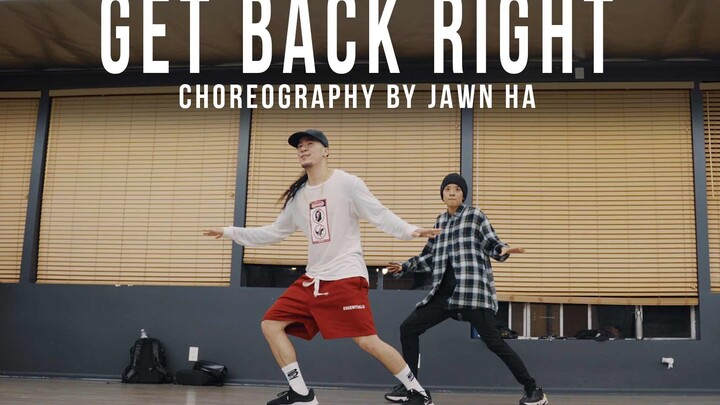 KINJAZ｜"Get Back Right" Choreography by Jawn Ha perform by Amber Liu & Amy｜舞蹈室版