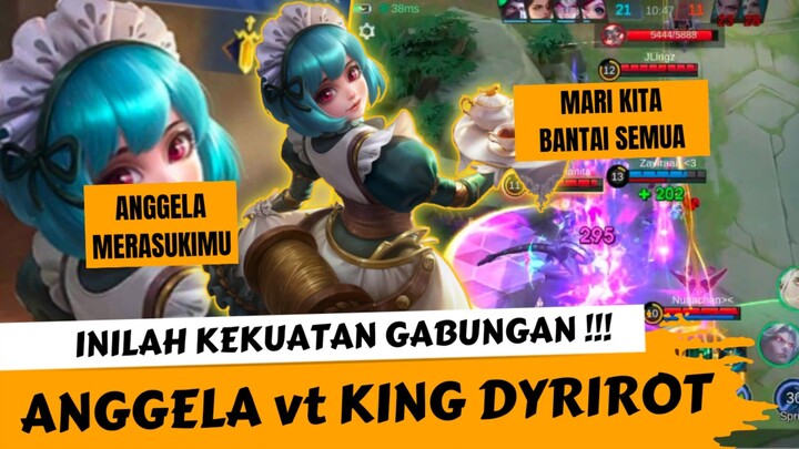 BUILD ANGELA HEAL DERAS, SAKIT & TEBAL❗MODE LOCK HERO MUSUH❗BARBAR PARAH 🤣 ANGELA GAMEPLAY - MLBB