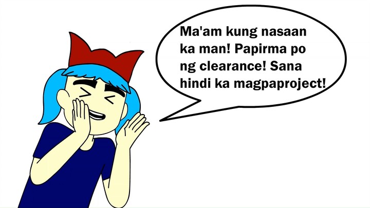 Pahirapan Magpapirma ng Clearance sa Teacher | Pinoy Animation