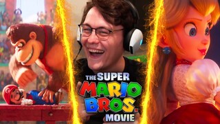 MY REACTION TO THE NEW SUPER MARIO BROS MOVIE TRAILER - RogersBase