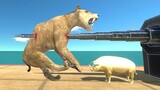 Huge Piercer Protect Gold Pig - Animal Revolt Battle Simulator