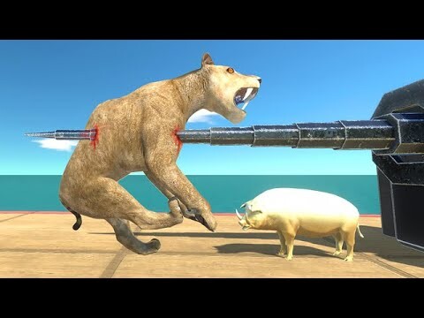 Huge Piercer Protect Gold Pig - Animal Revolt Battle Simulator