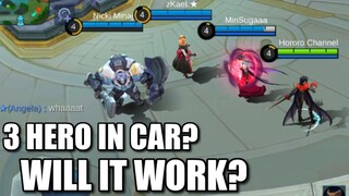 TRYING 3 HERO IN CAR BUT RESULT IS UNEXPECTED