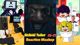 Skibidi Toilet Characters React To Skibidi Toilet 22-51 (Reaction Mashup)