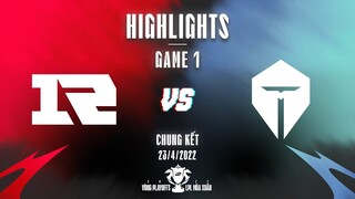 RNG vs TES | Highlights - Game 1 | Chung Kết LPL Mùa Xuân 2022