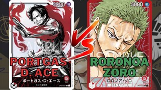 [One Piece TCG] Portgas D Ace vs Roronoa Zoro - "after stream match" feat @AsyrafDChazz