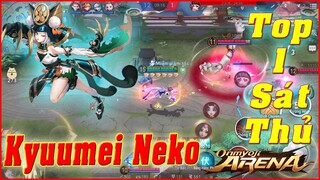 🌸Onmyoji Arena: Kyuumei Neko - Sát Thủ TOP 1 Cào Cấu Cực Ghê, Chạy Nhanh Lại Có hồi Sinh