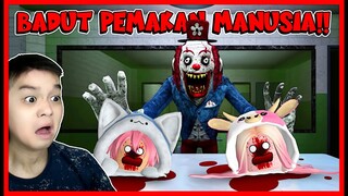 APAKAH ATUN & MOMON BISA SELAMAT DARI BADUT PEMAKAN MANUSIA ?? Feat @MOOMOO Roblox Roleplay