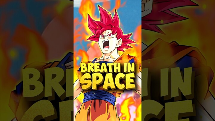 Goku taking Breath in Space #GokuInSpace #GokuBreathInSpace #SaiyanPower #DragonBallSuper  #dbmanga