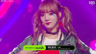 韩国女团Stellar-嚎哭SBS人气歌谣16/08/21现场版