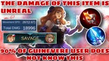 GUINEVERE GLOWING WAND AND ICE WAND DAMAGE UNREAL - 90% YOU DON'T KNOW THIS - MOBILE LEGENDS