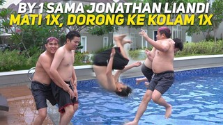 BY1 SM JO KANG BUNCIT VS KANG PRISTEL @Jonathan Liandi MATI = CEBUR KOLAM - JGN DILIAT PERUTNY HARAM