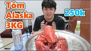 LẦN ĐẦU ĂN TÔM HÙM ALASKA KHỔNG LỒ GẦN 3KG  || Vũ Liz TV