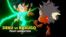 Deku vs Bakugo Fan Animation Chibi