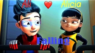 Ejen Ali X Alicia {Edit} ~ Trevor Daniel ~ Falling