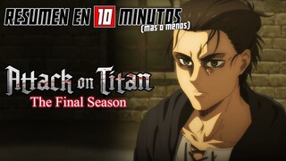 🔷 Shingeki No Kyojin | Resumen en 10 Minutos (más o menos) | TEMPORADA 4 | PARTE 1