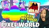 PIXEL WORLD UPDATE IN PET SIMULATOR X *EASY MYTHICS* Roblox Tagalog