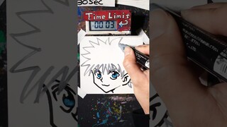 How to Draw KILLUA in 30 Seconds