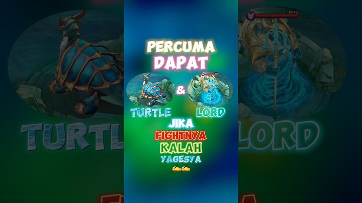 Percuma dapat turtle maupun lord jika fightnya kalah yagesya✍️🔥🥶 #wiamungtzy #rrqhoshi #indopride