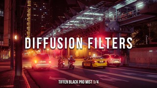 Get the CINEMATIC FILM Look // Tiffen Black Pro Mist 1/4 Diffusion Filter