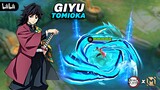 GIYU TOMIOKA in Mobile Legends ðŸ˜± DEMON SLAYER x MLBB