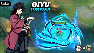 GIYU TOMIOKA in Mobile Legends 😱 DEMON SLAYER x MLBB