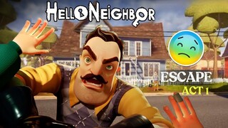 Hello Neighbour Act 1 Full Gameplay Escape | Horror Gameplay In Tamil | Lovely Boss