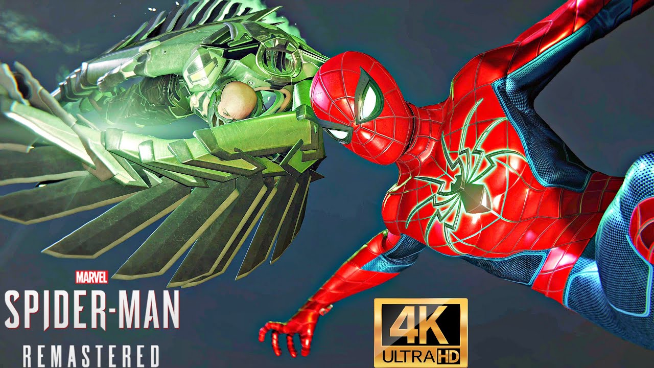 Spider-Man vs Vulture and Electro With Spider Armor Mark 4 - Marvel's  Spider-Man Remastered PS5 4K - Bilibili