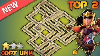 NEW TOP 2 TH11 WAR BASE + REPLAY PROOF + LINK | ANTI ZAP HYBRID | BEST TH11 WAR BASE DESIGN | COC