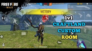 🔥FREE FIRE 1V1 CRAFTLAND CUSTOM ROOM | FREEFIRE CUSTOM GAMEPLAY | CUSTOM GAMEPLAY WITHOUT COMMENTERY