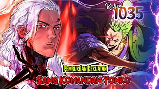 REVIEW OP 1035 - TEKNIK BARU SANTORYU DISELIMUTI HAOSHOKU!! MONSTER BARU LAHIR DARI DNA LUNARIA??!