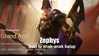 ZEPHYS ARENA OF VALOR NGAMUK, GARENA ARENA OF VALOR HIGHLIGHT