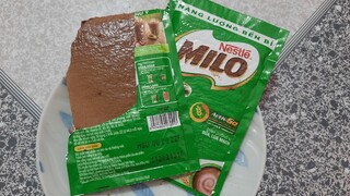 Món Ăn Vặt/ Cách làm kẹo MILO thẻ đơn giản bằng BÀN ỦI ĐỒ, ăn ngon như kẹo socola.