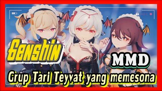 [Genshin, MMD] Grup Tari Teyvat yang memesona