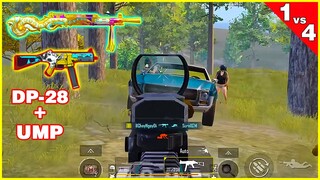 Combo UMP và DP28: Silent Assassin | 1vs4 PUBG Mobile