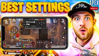 Apex Legends Mobile BEST SETTINGS for PHONE!