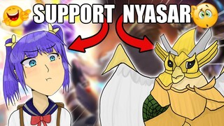 Nasib Kedua Hero yang nyasar ke role Support di Mobile Legends..