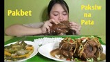 FILIPINO FOOD/PAKSIW NA PATA AT PAKBET