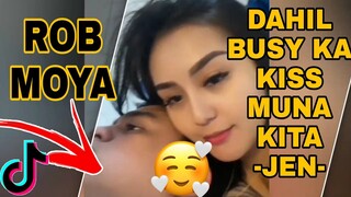 DAHIL BUSY KA KAKA EDIT  KISS MUNA KITA -JEN- EEYYYY SWEET |😂🤗🥰❤| TOB MOYA | DADDY ROB MOYA