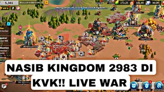 nasib kingdom 2983 kvk? live rise of kingdom dan lihat projek Valhala