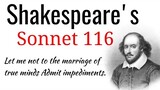 Shakespeare's Sonnet 116: Let me not to the marriage of true minds Admit impediments In Hindi