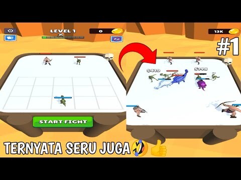 PERTAMA KALI COBAIN GAME MERGE MASTER - DINOSAUR FUSION || PART 1
