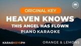 Heaven Knows - Orange & Lemons (Piano Karaoke)