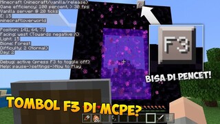 CARA MENGAKTIFKAN FITUR F3 DI MCPE! - DEBUG SCREEN ADD-ON