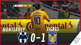 Monterrey vs. Tigres [0-1] RESUMEN | Semifinal Liga MX 2023 • Simulación & Recreación de Video Juego