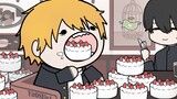 [Chainsaw Man animation] Perpetual motion machine, but the electricity eats cake