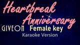 HEARTBREAK ANNIVERSARY - Giveon [ Female Key ] (KARAOKE VERSION)