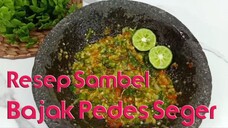 Resep sambal bajak pedes seger