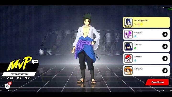 SASUKE TERLALU OP SAMPAI KILL 22 - MOBA ANIME JUMP ASSEMBLE